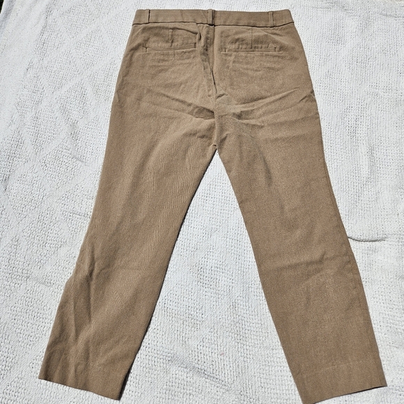 Banana Republic The Sloan Fit Womens Ankle Pant Brown Size 10 with Pockets - Picture 7 of 9
